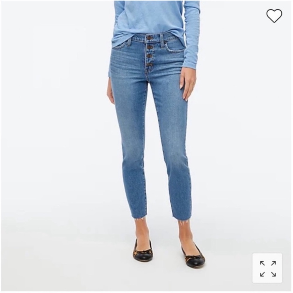 J. Crew Light Blue High Rise Ankle Jeans